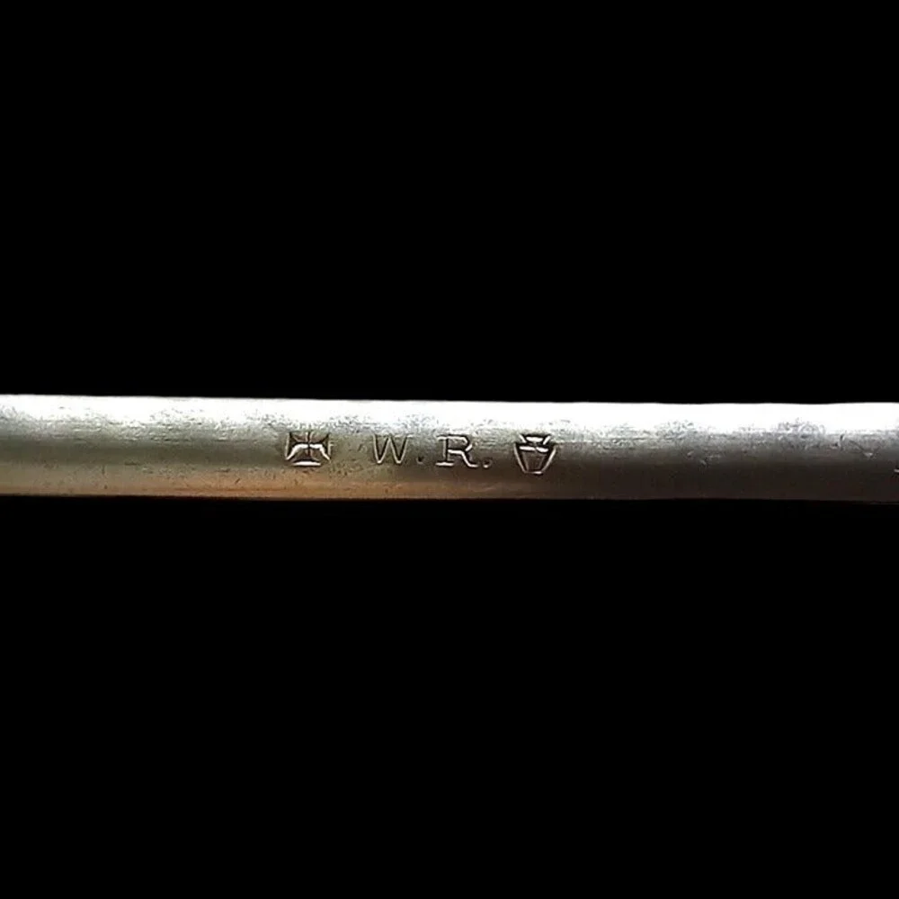 Oneida Silver-W R Keystone Colonial Cocktail Olive Fork-1895-Silver Plate